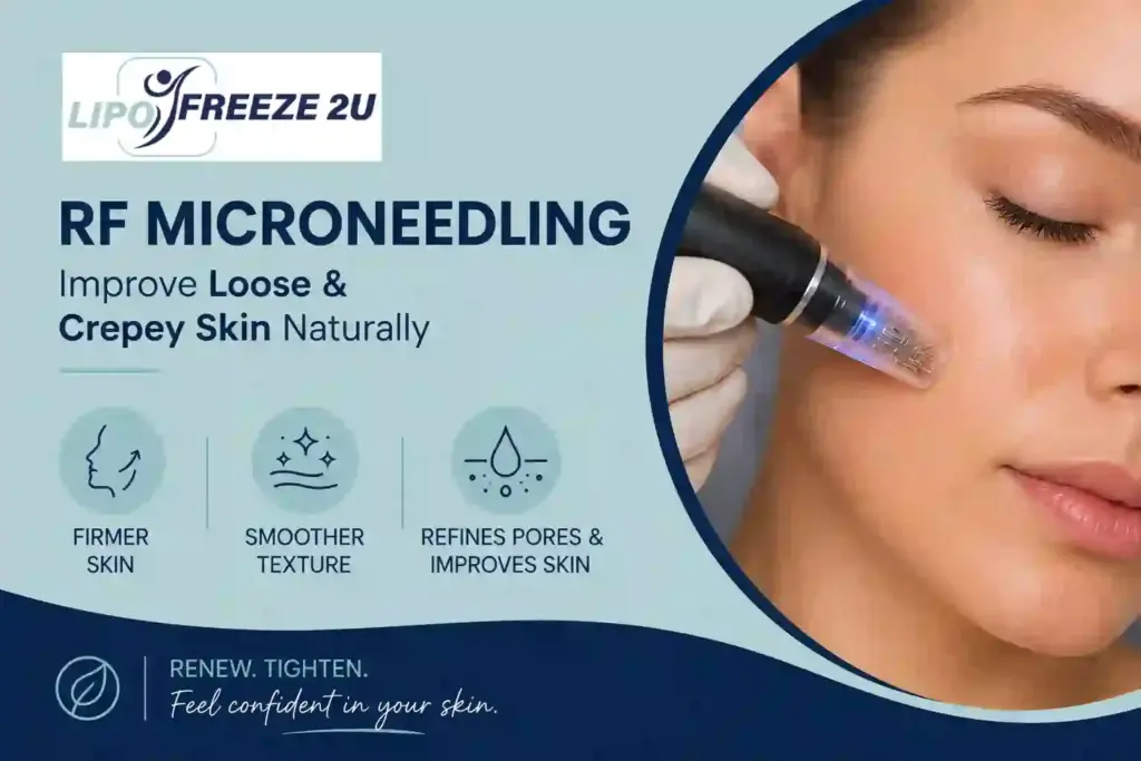 Can RF Microneedling Help Improve Loose and Crepey Skin Kent?